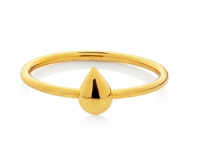Boh Runga - Droplet Ring 9ct Yellow Gold