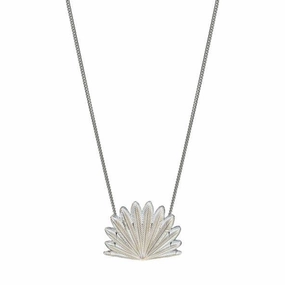 Boh Runga - Fan Tail Sunrise Locket Silver