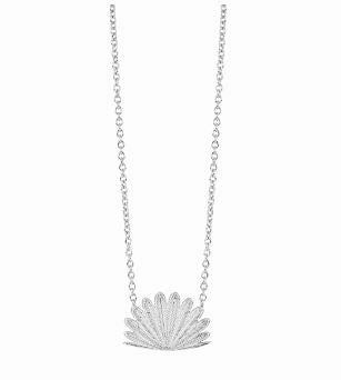 Boh Runga - Fantail Sunrise Necklace Silver