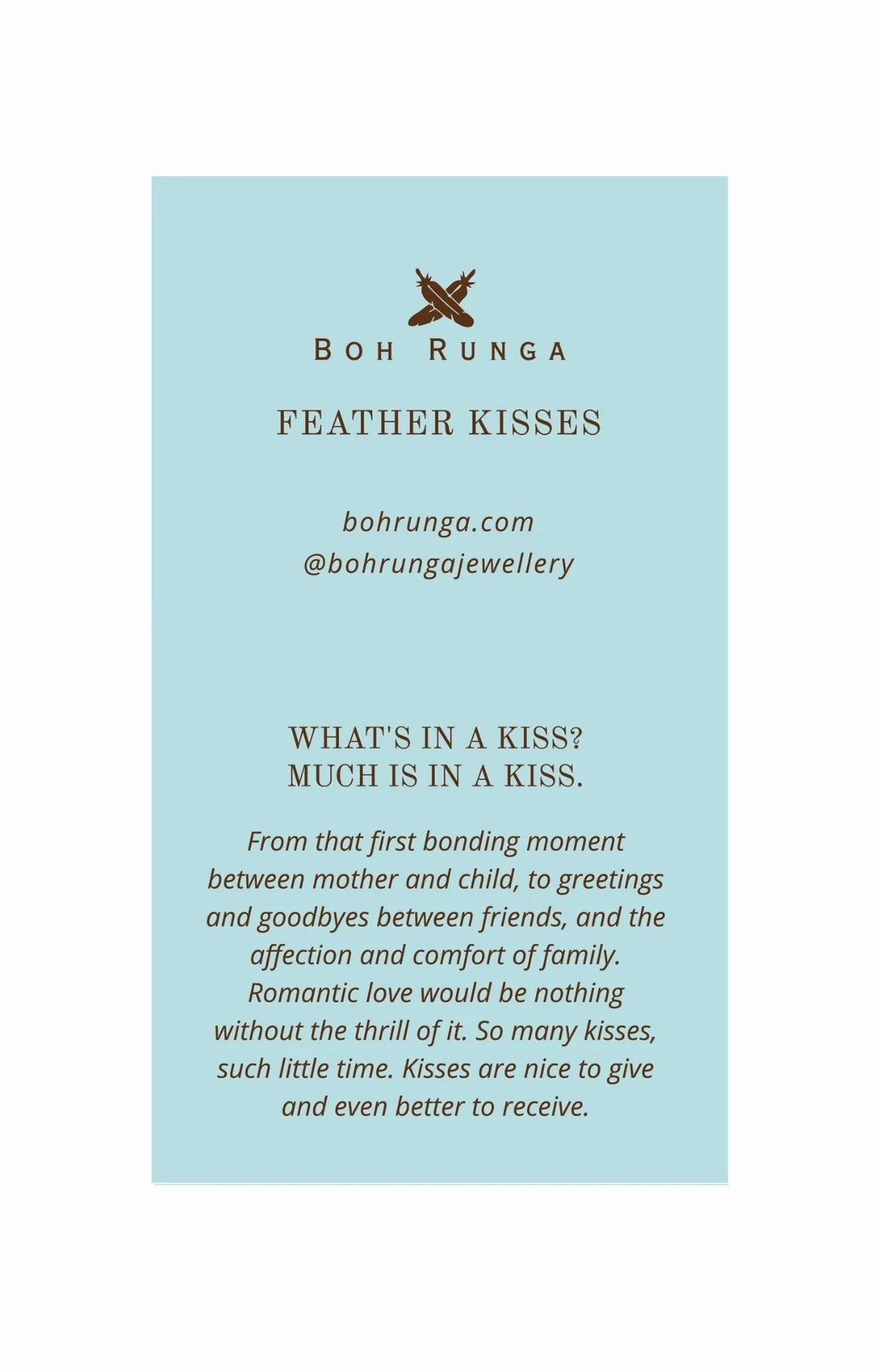 Boh Runga - Feather Kisses Huggies Sterling Silver