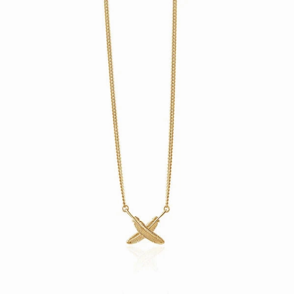 Boh Runga - Feather Kisses Pendant Gold Plated