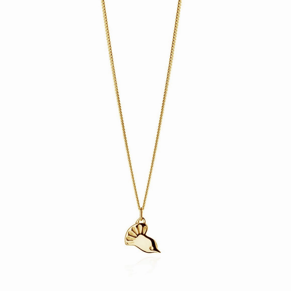 Boh Runga -  Gold Plated Fantail Petite Pendant Petite Pendant
