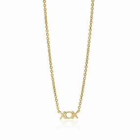Boh Runga - Gold Plated Lil Hug and Kisses Pendant
