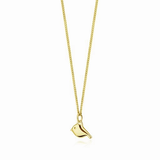 Boh Runga - Gold Plated Robin Pendant