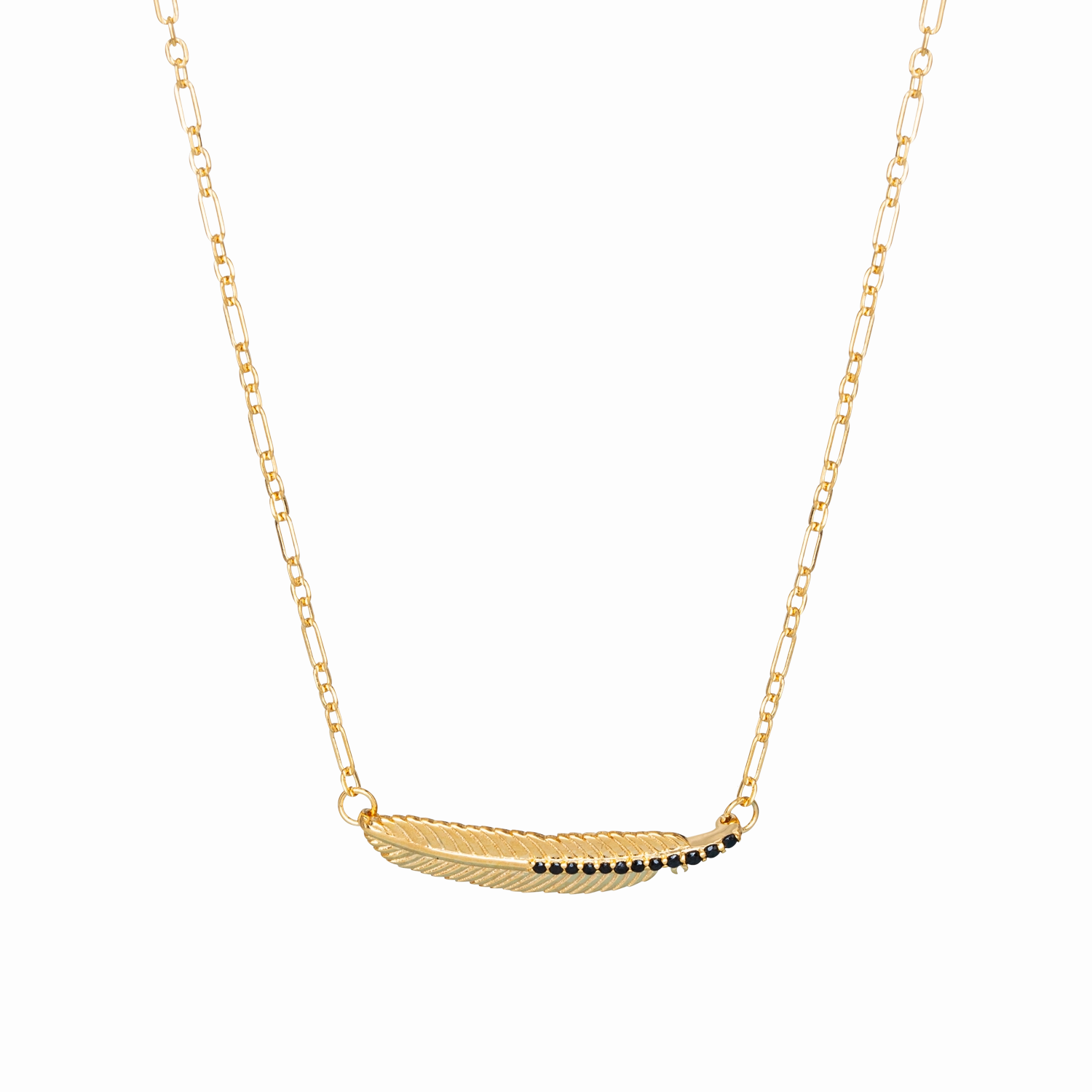 Boh Runga - Gold Plated Rocksteady Miromiro Amulet Rocked in Noir