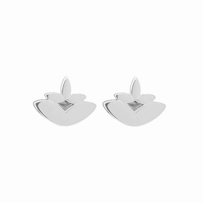 Boh Runga - Lotus Flower Stud Silver
