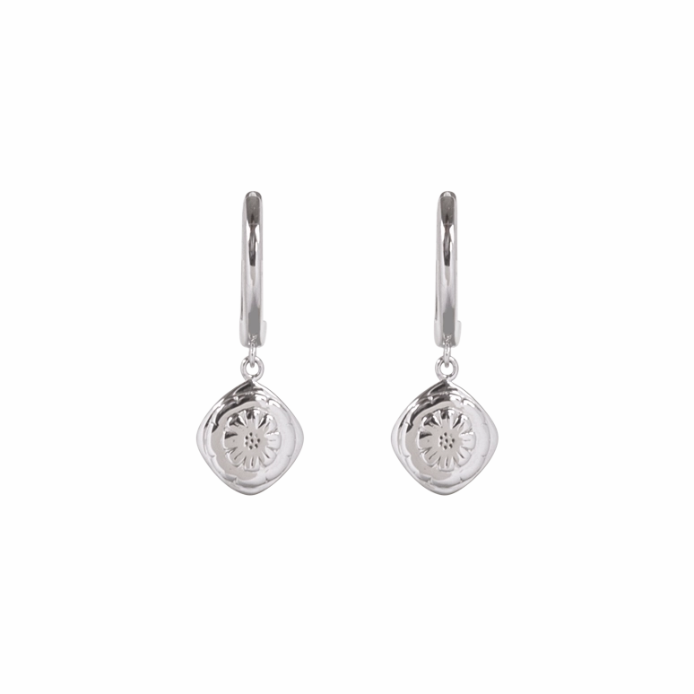 Boh Runga - Marigold Huggie Sterling Silver Earring