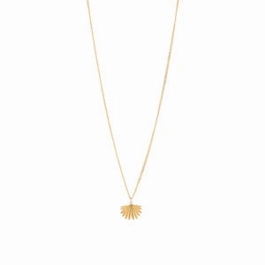 Boh Runga - Mini Fan Tail Pendant Gold Plated