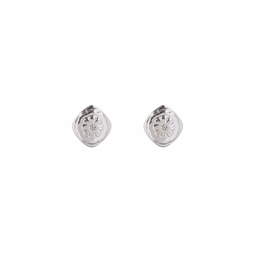 Boh Runga - Mini Marigold Studs Sterling Silver