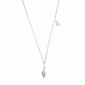 Boh Runga - Pearly Shell Necklace Silver