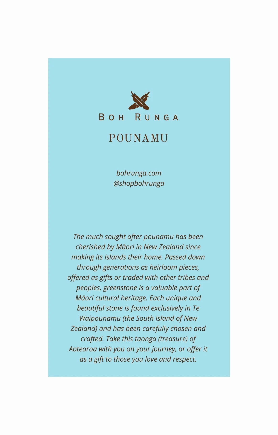 Boh Runga - Pounamu Pwakawaka drop Pendant GP