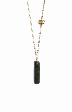 Boh Runga - Pounamu Pwakawaka drop Pendant GP