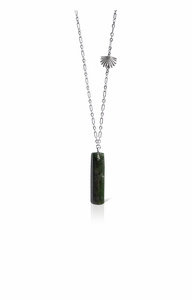 Boh Runga - Pounamu Pwakawaka Drop Pendant STG