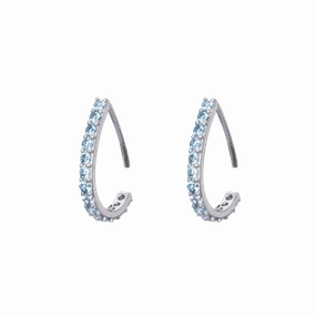 Boh Runga - Rocksteady Droplet Hoops Blue