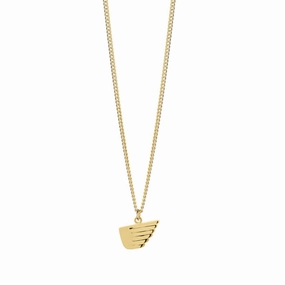 Boh Runga - Snowbird Wing Pendant Gold Plate