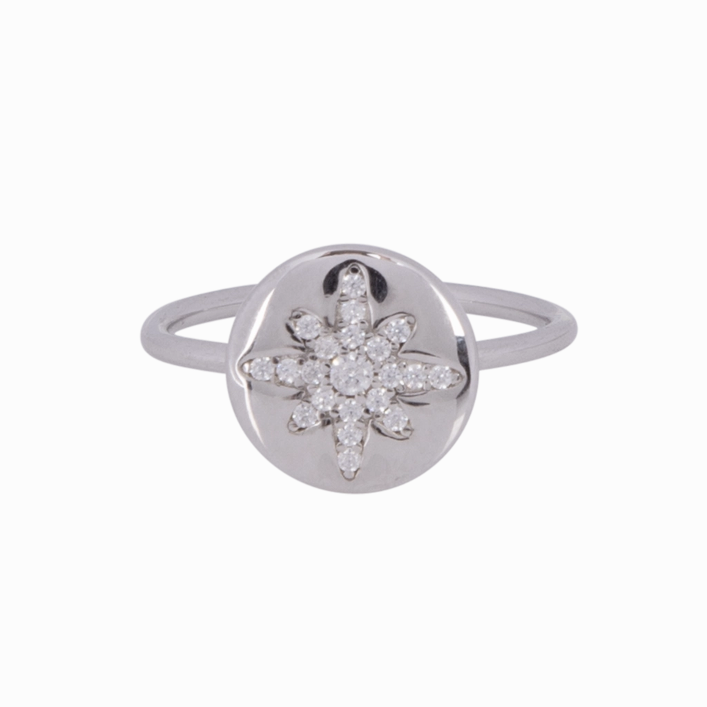 Boh Runga - Starburst Button Ring