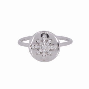 Boh Runga - Starburst Button Ring