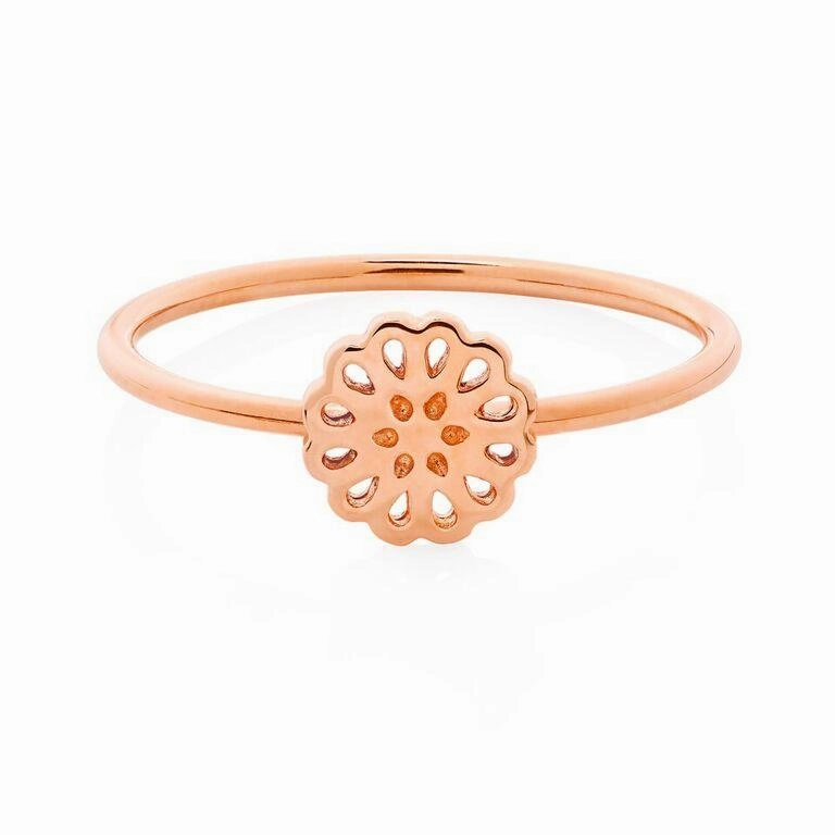 Boh Runga Lotus Ring - 9ct Rose Gold
