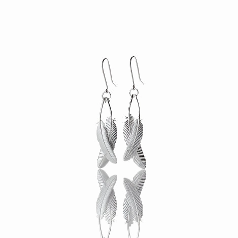 Boh Runga Messenger Stories Earrings - Duo Miromiro