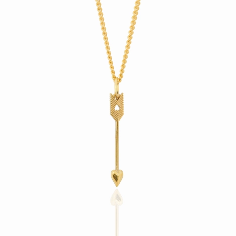 Boh Runga Petite Arrow Pendant - 9ct Yellow Gold