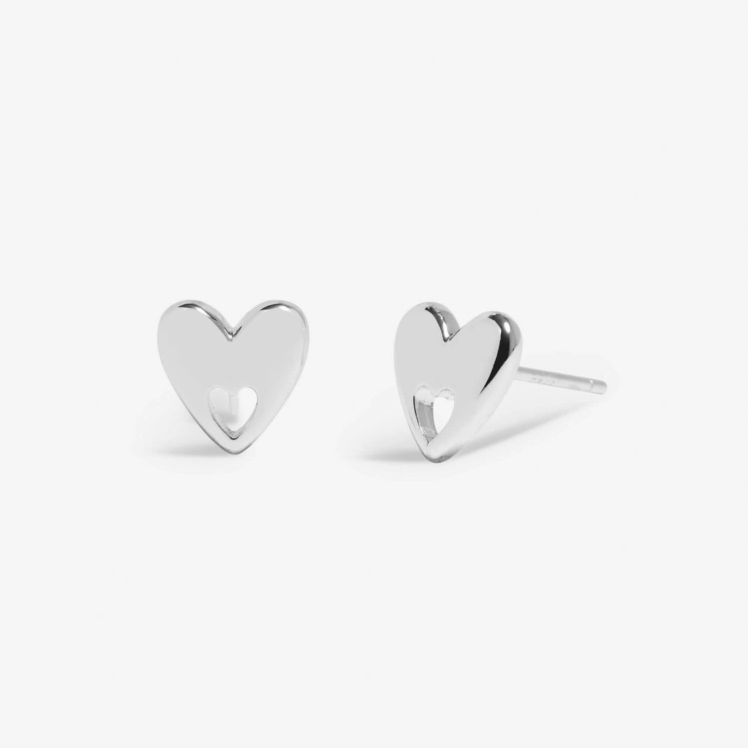 Boxed A Little Lovely Mum Silver Plated Earrings 7650