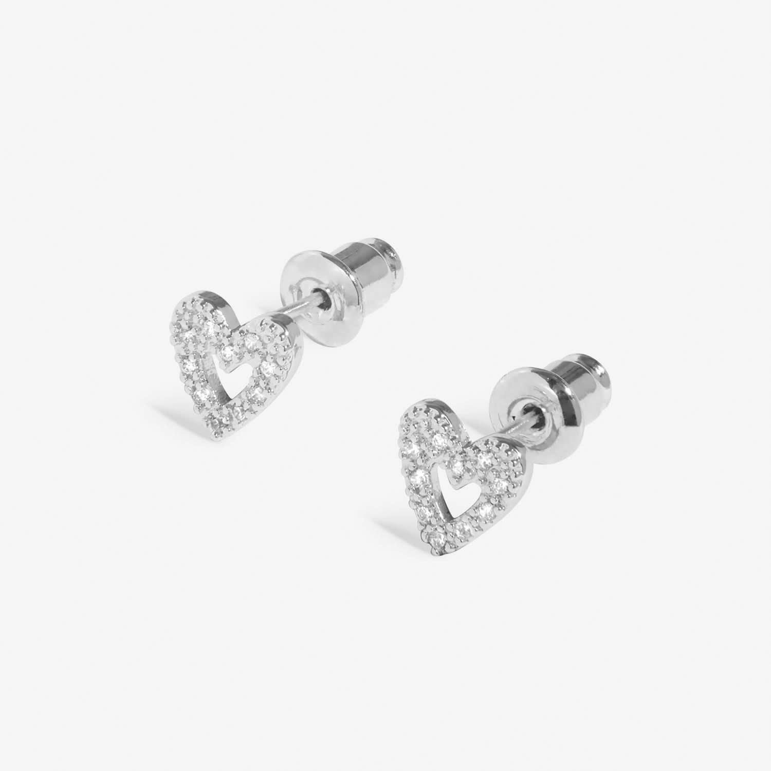 Boxed A Little Wonderful Daughter Silver Plated Earrings 8201