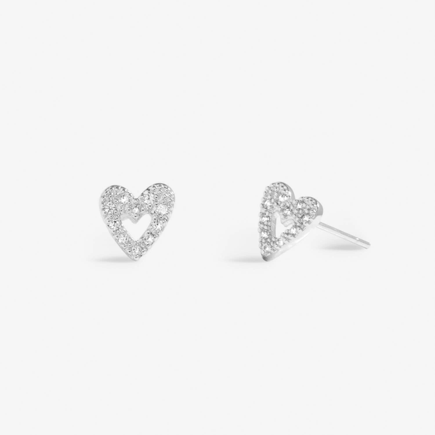 Boxed A Little Wonderful Daughter Silver Plated Earrings 8201