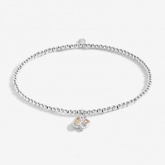 Bridal A Little Beautiful Bridesmaid Silver Plated 17.5cm Bracelet 7031