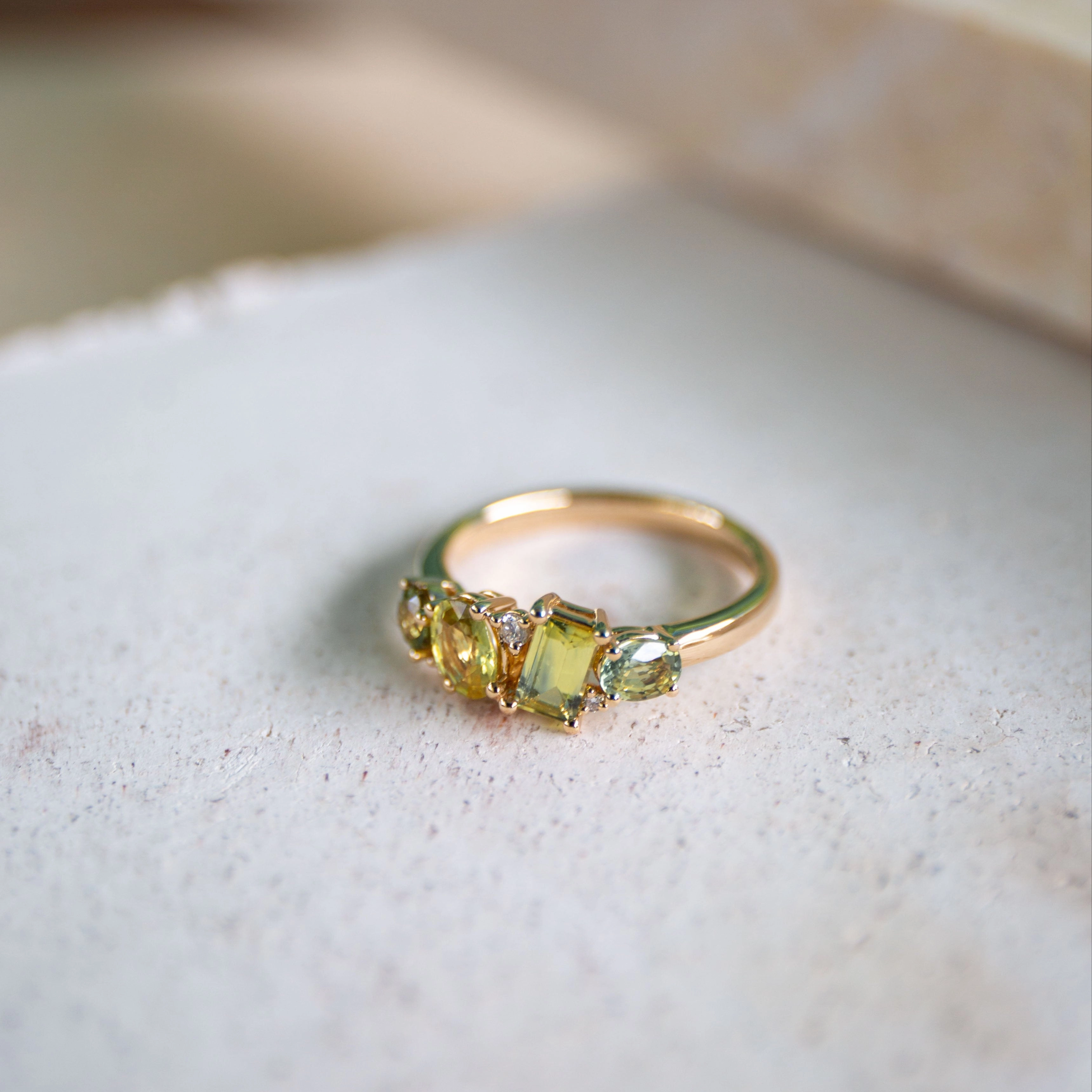 Cecilia Yellow Sapphire Ring