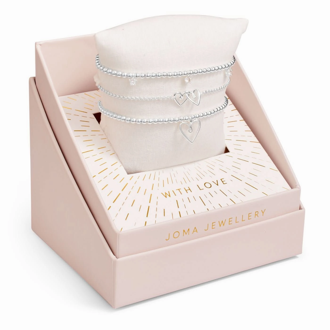 Celebrate You Gift Box With Love Silver Plated 7667