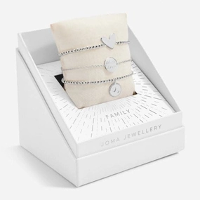 Celebrate You Gift Boxed Family Silver Set Of 3 Bracelet 6275