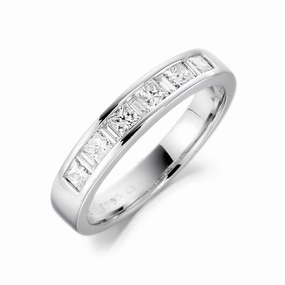 Charles Green Half Eternity Diamond Set Ring 53E45