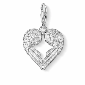 Charm Pendant "Winged Heart"