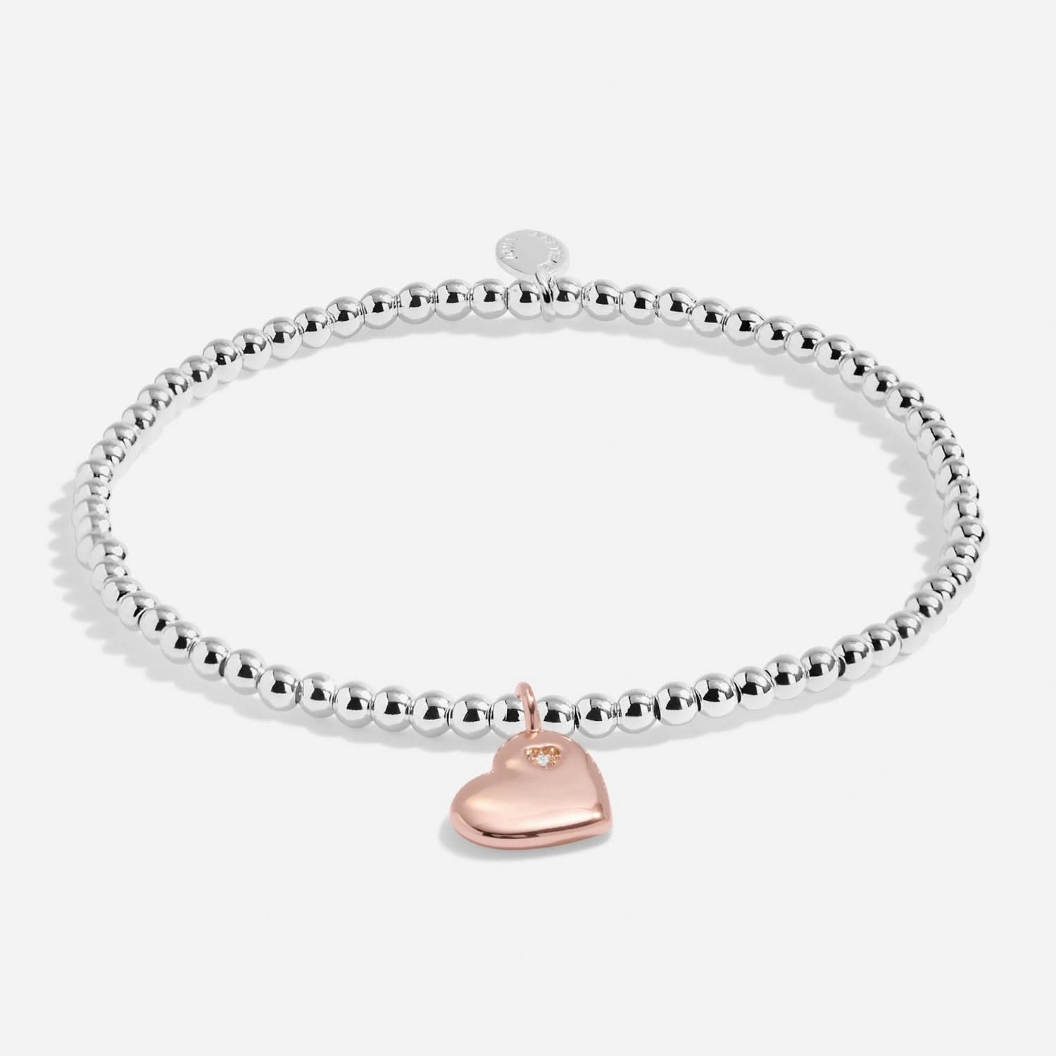 Children's A Little Love You With All My Heart Silver And Rose Gold Plated Bracelet C806