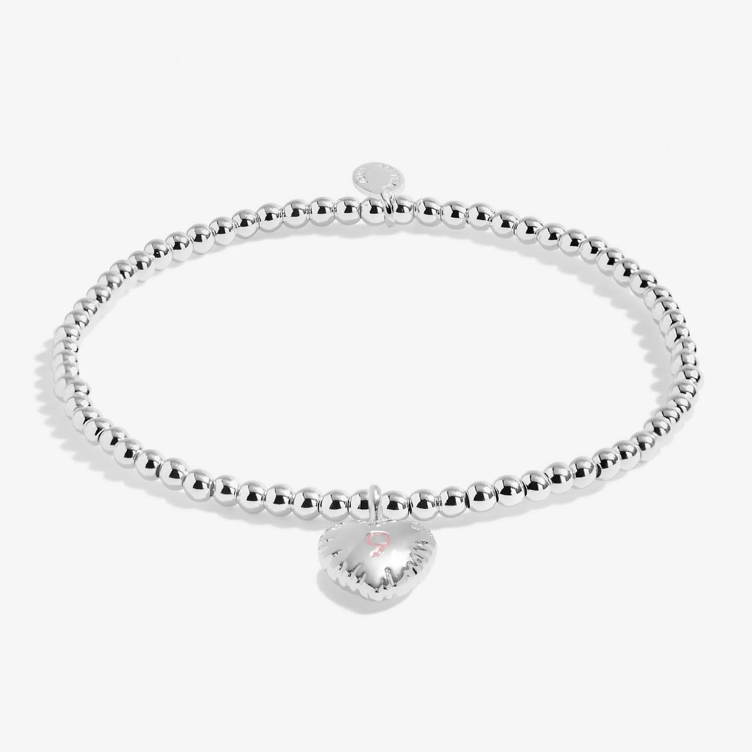Children's Confetti A Little 9th Birthday Silver Plated Bracelet C835