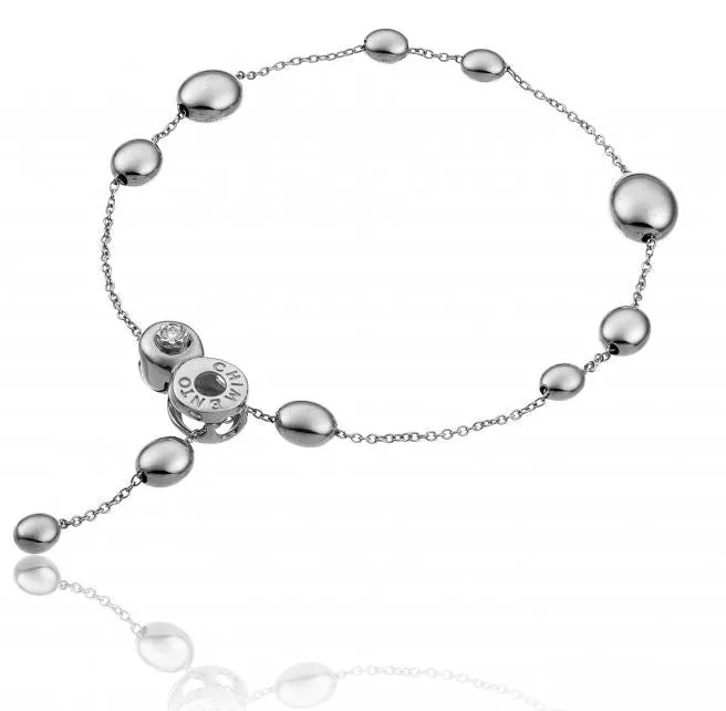 Chimento Armillas Acqua 18ct White Gold 0.03ct Diamond Bracelet