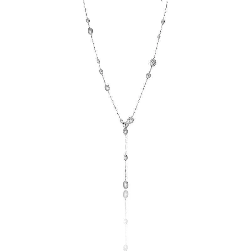 Chimento Armillas Acqua 18ct White Gold 0.25ct Diamond Droplets Necklace