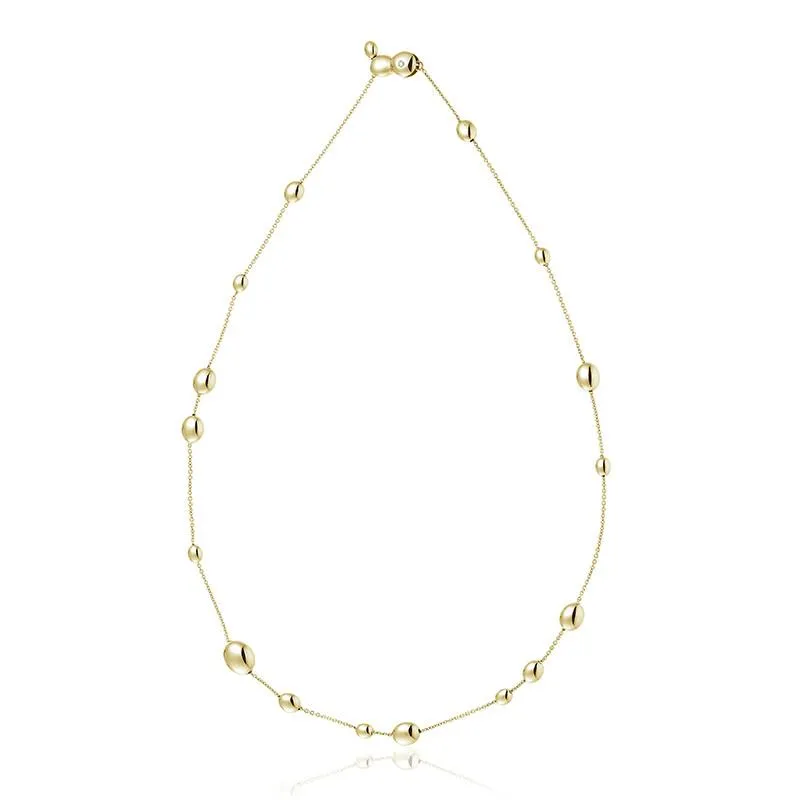 Chimento Armillas Acqua 18ct Yellow Gold Diamond Necklace