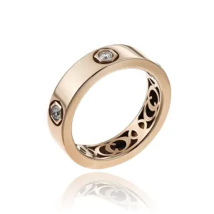 Chimento Armillas Be Mine 18ct Rose Gold 0.35ct Diamond Ring