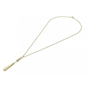 Chimento Bamboo Sipario 18ct Yellow Gold 0.05ct Diamond Necklace