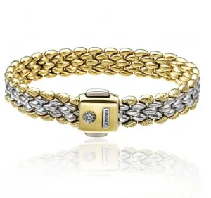 Chimento Double Airon 18ct Yellow White Gold Reversible Bracelet