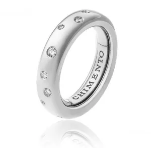 Chimento Forever 18ct White Gold Diamond Adjustable Size-Fit Medium Ring