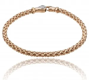 Chimento Melograno 18ct Rose Gold 0.03ct Diamond Bracelet