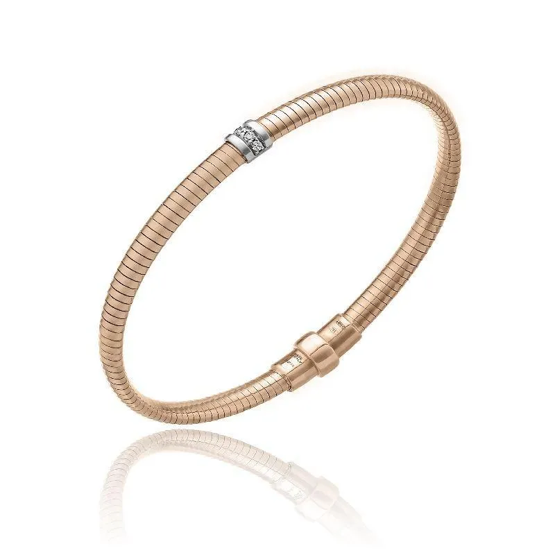 Chimento Stardust Pave 18ct Rose Gold 0.06ct Diamond Bracelet