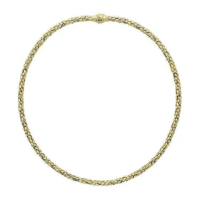 Chimento Stretch 18ct Yellow Gold Diamond Necklace
