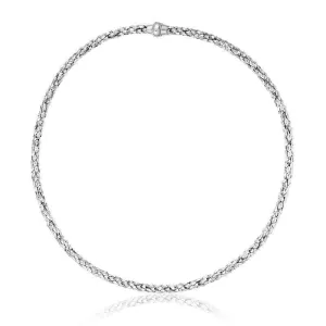 Chimento Stretch Classic 18ct White Gold Diamond Necklace