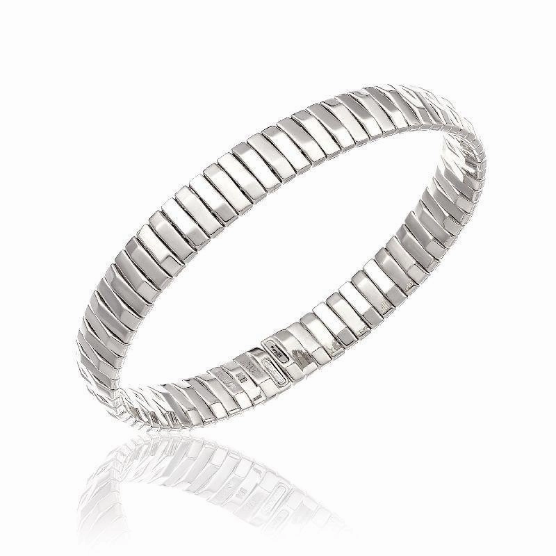 Chimento Armillas 18ct White Gold Bar Bangle
