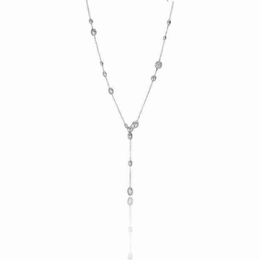 Chimento Armillas Acqua 18ct White Gold 0.25ct Diamond Droplets Necklace