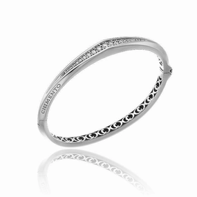 Chimento Bamboo Sipario 18ct White Gold 0.52ct Diamond Bangle