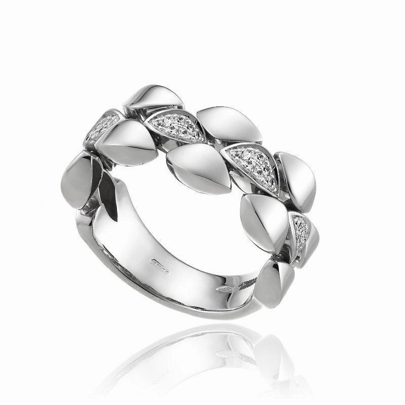 Chimento Mosaico 18ct White Gold 0.21ct Diamond Ring